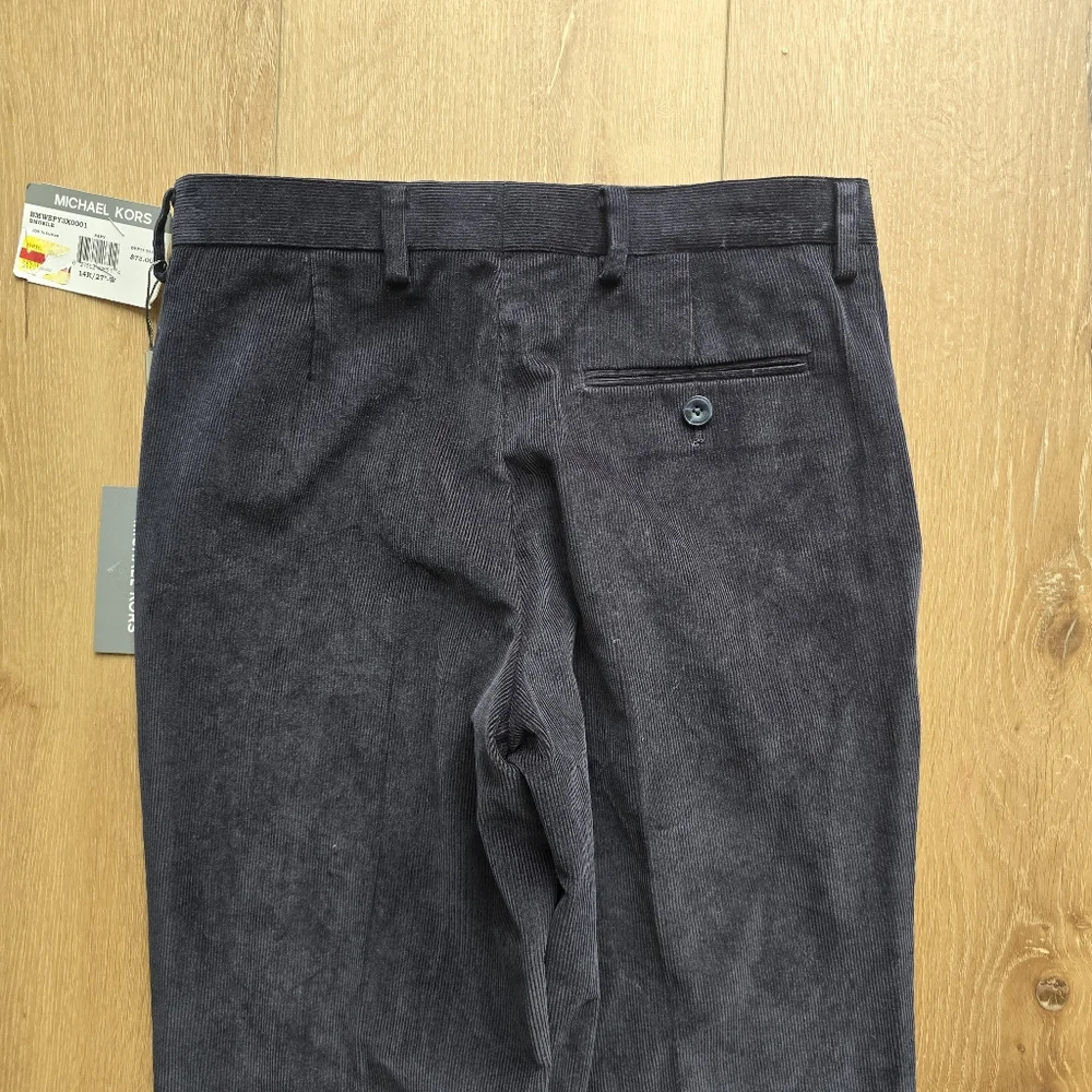 Nwt Michael Kors Boys Corduroy Pants Slacks